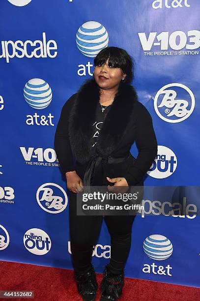 Personality Shekinah Jo Anderson attends Bronner Bros. 2015 Mid-Winter International Beauty Show at Georgia World Congress Center on February 22,...