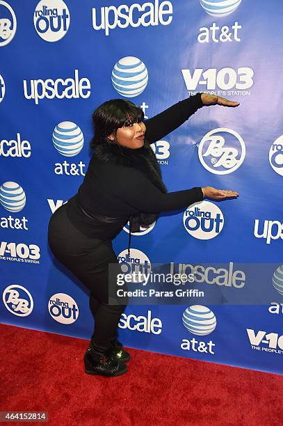 Personality Shekinah Jo Anderson attends Bronner Bros. 2015 Mid-Winter International Beauty Show at Georgia World Congress Center on February 22,...