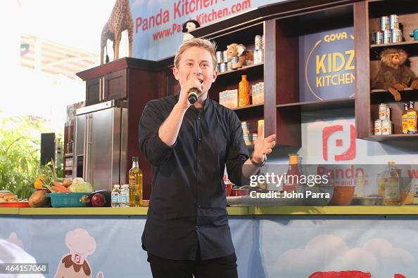 Jackson Reed Chef Chef Reed Alexander speaks on stage at Fun and Fit as a Family... News ...
