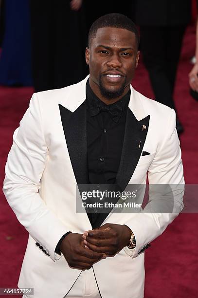 Actor Kevin Hart attends the 87th Annual Academy Awards at Hollywood & Highland Center on February 22, 2015 in Hollywood, California.