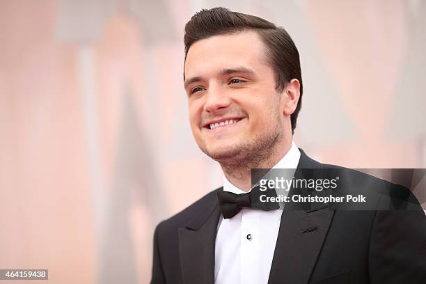 Actor Josh Hutcherson attends the 87th Annual Academy Awards at Hollywood & Highland Center on February 22, 2015 in Hollywood, California.