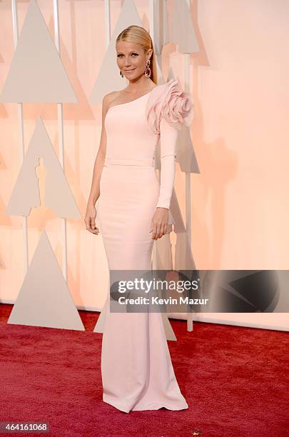 Actress Gwyneth Paltrow attends the 87th Annual Academy Awards at Hollywood & Highland Center on February 22, 2015 in Hollywood, California.