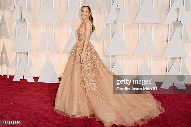 Recording artist Jennifer Lopez attends the 87th Annual Academy Awards at Hollywood & Highland Center on February 22, 2015 in Hollywood, California.