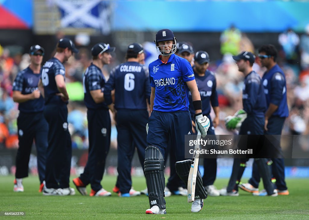 England v Scotland - 2015 ICC Cricket World Cup