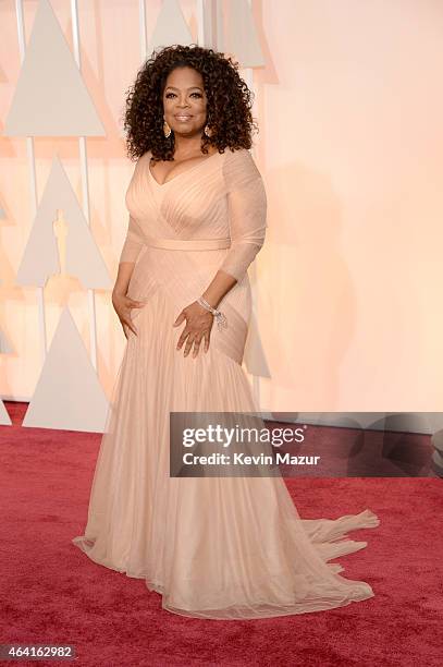 Oprah Winfrey attends the 87th Annual Academy Awards at Hollywood & Highland Center on February 22, 2015 in Hollywood, California.