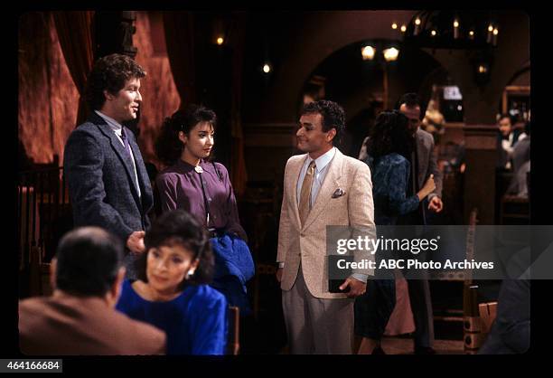 Club Montez" - Airdate: November 13, 1987. STANDING : DANIEL HUGH KELLY;ELIZABETH PENA;BERT ROSARIO