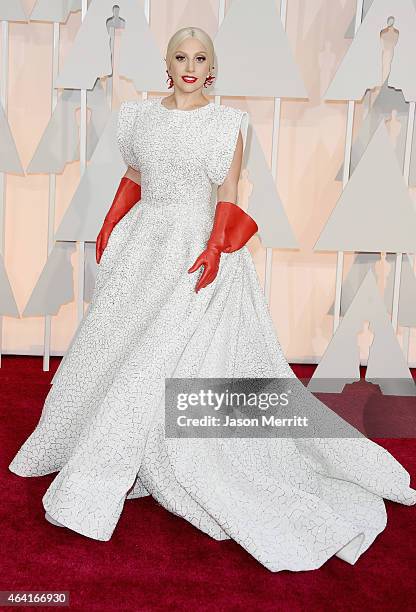 Recording artist Lady Gaga attends the 87th Annual Academy Awards at Hollywood & Highland Center on February 22, 2015 in Hollywood, California.