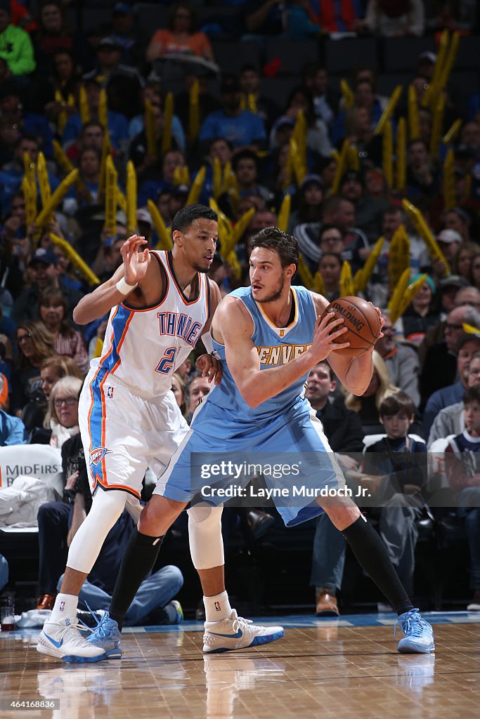 Denver Nuggets v Oklahoma City Thunder