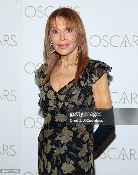 Actress Tina Louise attends the Academy Of Motion Picture Arts And Sciences 87th Oscars Viewing Party And Dinner at Daniel on February 22, 2015 in...