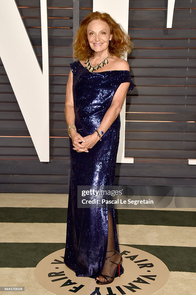 2015 Vanity Fair Oscar Party Hosted By Graydon Carter - Arrivals