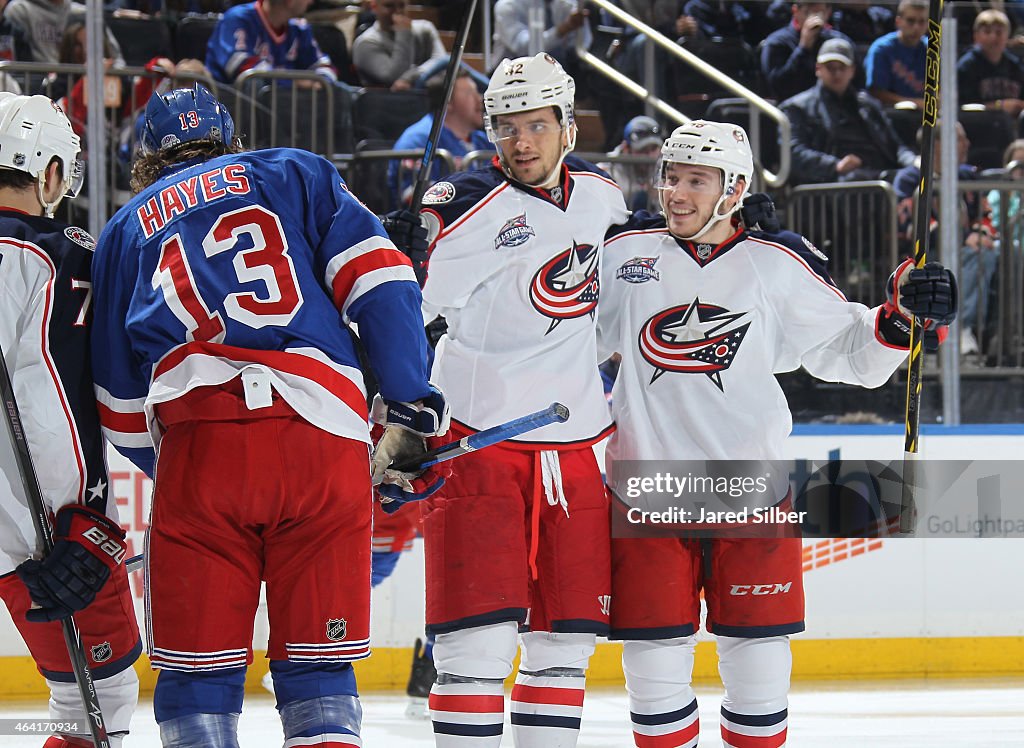 Columbus Blue Jackets v New York Rangers