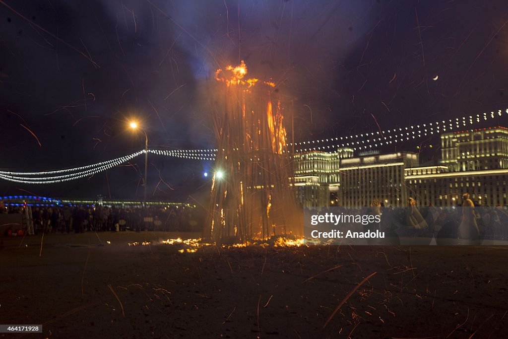 Maslenitsa celebrations in Moscow