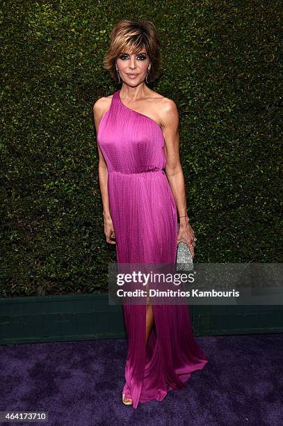 Actress Lisa Rinna attends the 23rd Annual Elton John AIDS Foundation Academy Awards Viewing Party on February 22, 2015 in Los Angeles, California.