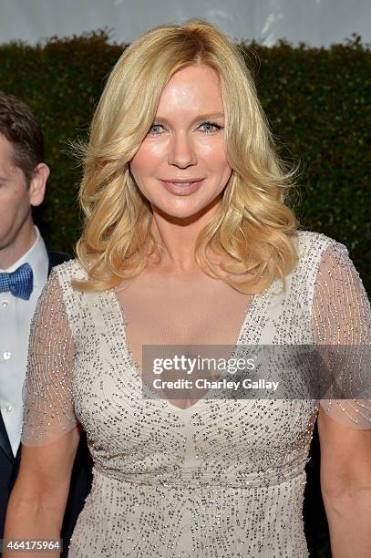 Actress Veronica Ferres attends Neuro at the 23rd Annual Elton John AIDS Foundation Academy Awards Viewing Party on February 22, 2015 in Los Angeles,...