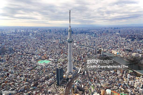 tokyo sky tree - tokyo sky tree stock-fotos und bilder