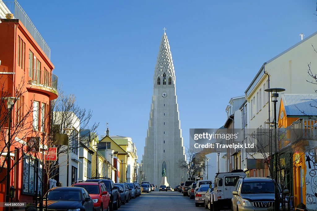 The Hallsgrimkirkja Church, Reykjavic, Iceland