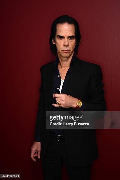 Documentary subject Nick Cave poses for a portrait during the 2014 Sundance Film Festival at the Getty Images Portrait Studio at the Village At The...
