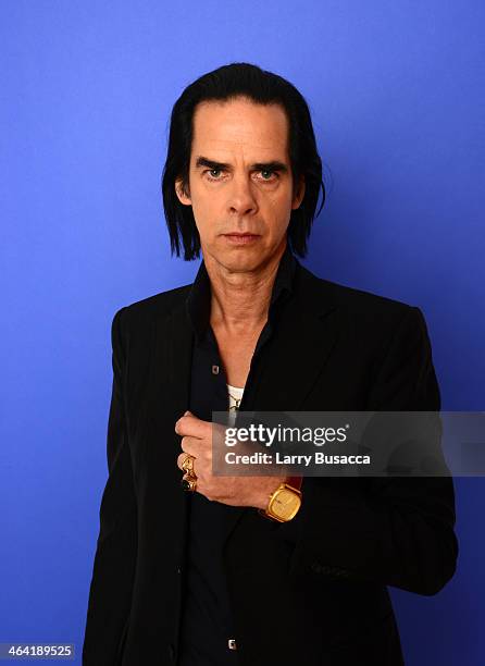 Documentary subject Nick Cave poses for a portrait during the 2014 Sundance Film Festival at the Getty Images Portrait Studio at the Village At The...