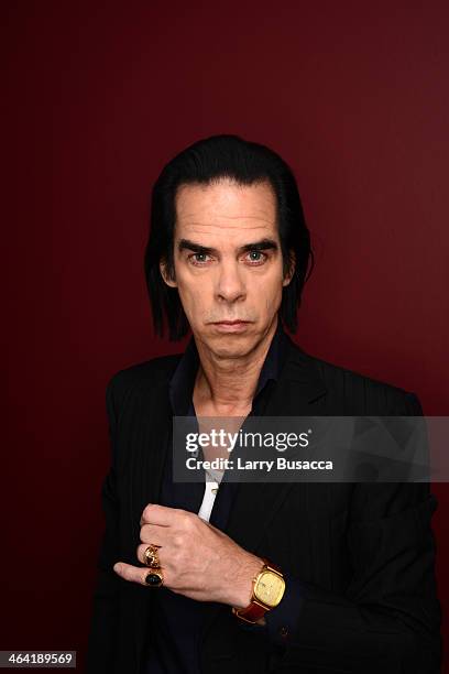 Documentary subject Nick Cave poses for a portrait during the 2014 Sundance Film Festival at the Getty Images Portrait Studio at the Village At The...