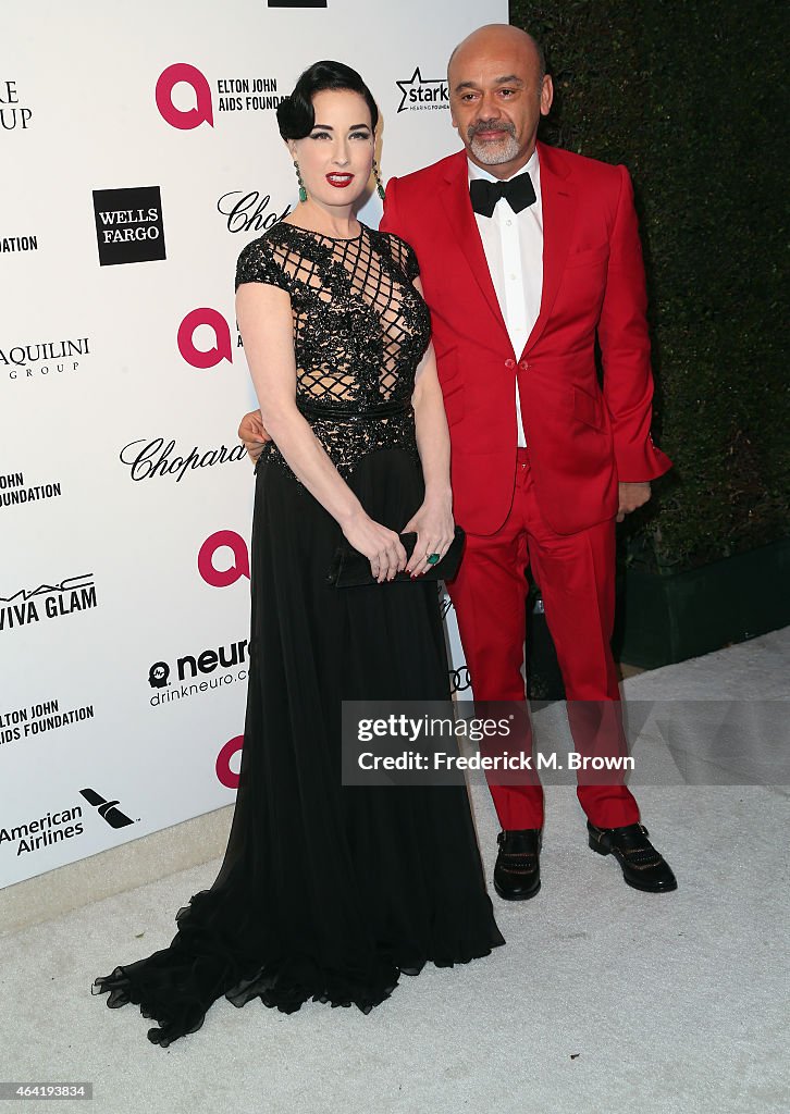 23rd Annual Elton John AIDS Foundation's Oscar Viewing Party - Arrivals