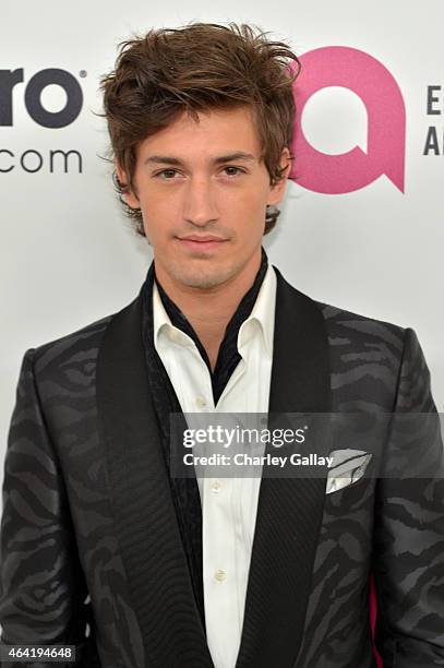 Recording artist Asher Monroe attends Neuro at the 23rd Annual Elton John AIDS Foundation Academy Awards Viewing Party on February 22, 2015 in Los...
