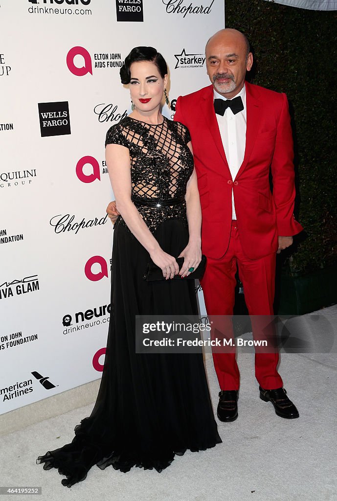 23rd Annual Elton John AIDS Foundation's Oscar Viewing Party - Arrivals