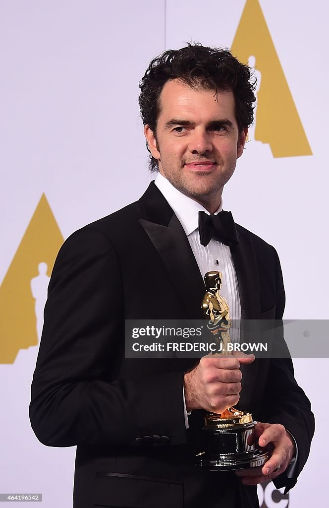 US-OSCARS-PRESS ROOM