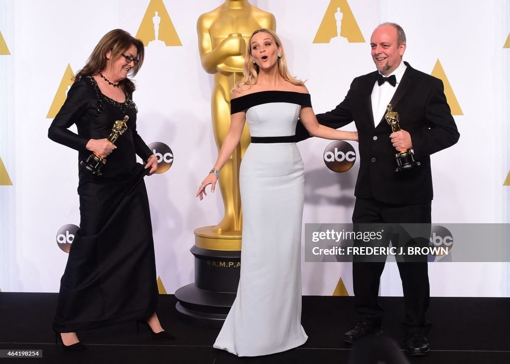TOPSHOT-US-OSCARS-PRESS ROOM