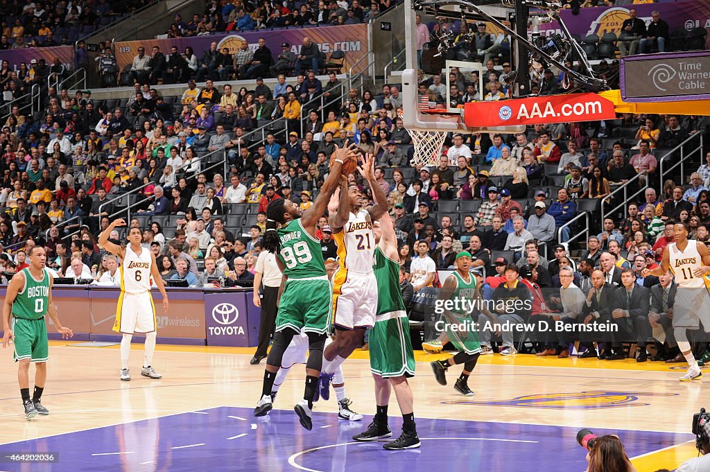 Boston Celtics v Los Angeles Lakers