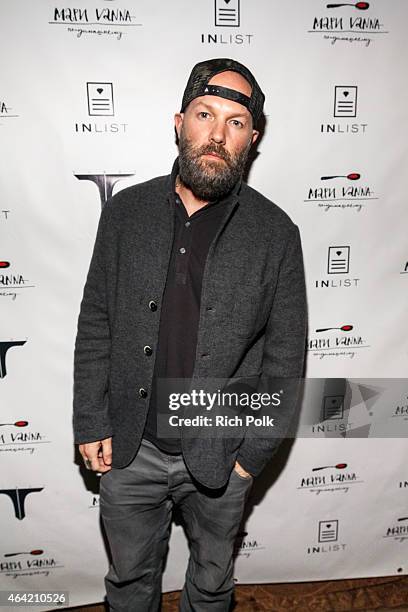 Recording artist Fred Durst arrives at the InList's Oscars Event at Mari Vanna Los Angeles on February 22, 2015 in West Hollywood, California.