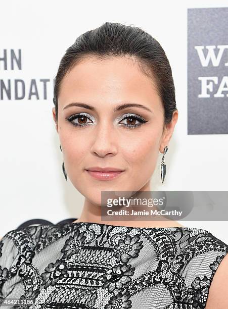 Actress Italia Ricci attends the 23rd Annual Elton John AIDS Foundation Academy Awards Viewing Party on February 22, 2015 in Los Angeles, California.