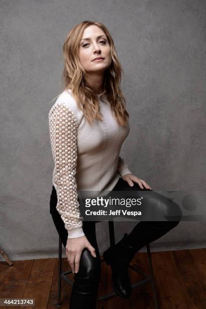 Actress Sasha Alexander poses for a portrait during the 2014 Sundance Film Festival at the WireImage Portrait Studio at the Village At The Lift...