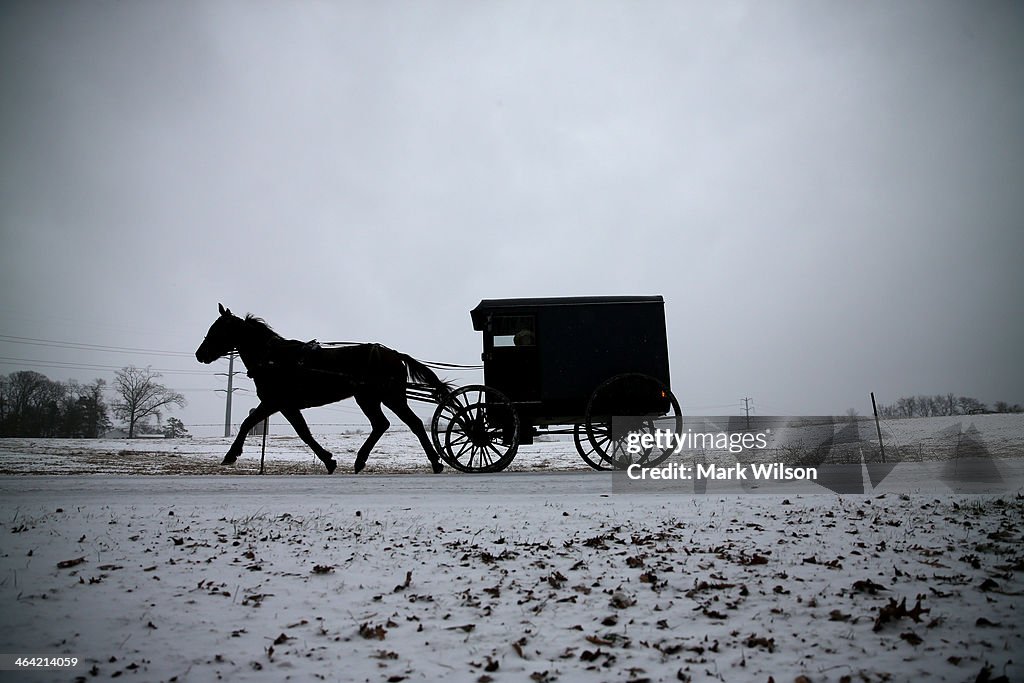 Strong Winter Storm Bears Down On Northeastern US