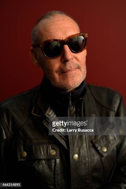Filmmaker Michel Comte poses for a portrait during the 2014 Sundance Film Festival at the Getty Images Portrait Studio at the Village At The Lift...