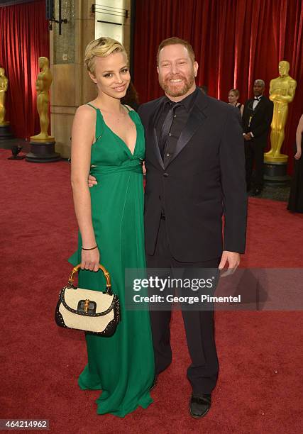 Relativity Media CEO Ryan Kavanaugh and Jessica Roffey attend the 87th Annual Academy Awards at Hollywood & Highland Center on February 22, 2015 in...