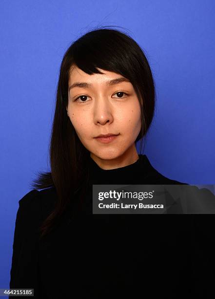 Actress Mariko Wordell poses for a portrait during the 2014 Sundance Film Festival at the WireImage Portrait Studio at the Village At The Lift...