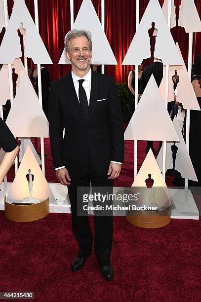 Editor William Goldenberg attends the 87th Annual Academy Awards at Hollywood & Highland Center on February 22, 2015 in Hollywood, California.