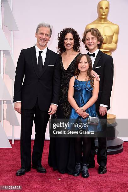 Editor William Goldenberg and guests attend the 87th Annual Academy Awards at Hollywood & Highland Center on February 22, 2015 in Hollywood,...