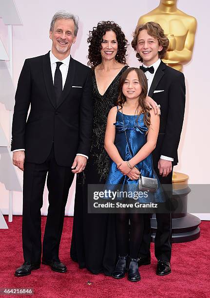 Editor William Goldenberg and guests attend the 87th Annual Academy Awards at Hollywood & Highland Center on February 22, 2015 in Hollywood,...