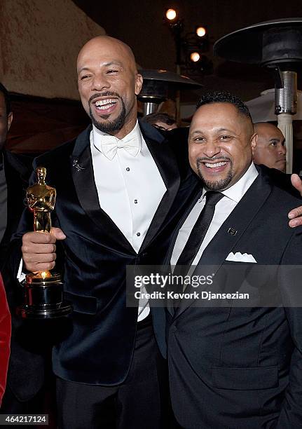 Best Original Song Winner Rapper/Actor Common attends the 87th Annual Academy Awards Governors Ball at Hollywood & Highland Center on February 22,...