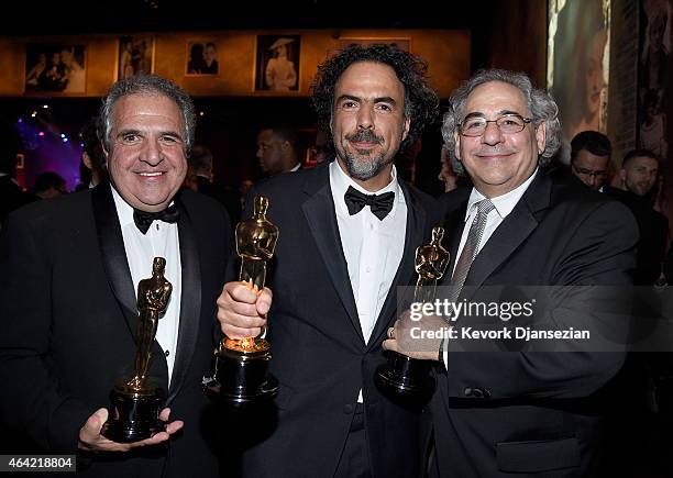 Chairman and Chief Executive Officer of Fox Filmed Entertainment Jim Gianopulos, Director Alejandro Gonzalez Inarritu, winner of Best Original...