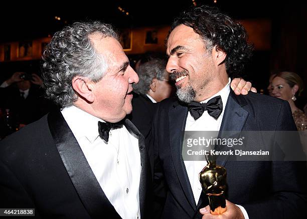 Chairman and Chief Executive Officer of Fox Filmed Entertainment Jim Gianopulos and Director Alejandro Gonzalez Inarritu, winner of Best Original...