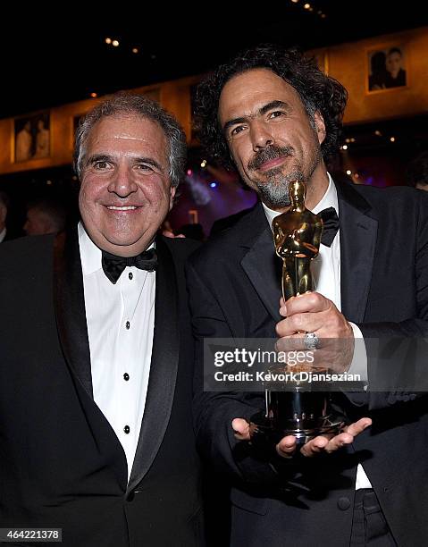 Chairman and Chief Executive Officer of Fox Filmed Entertainment Jim Gianopulos and Director Alejandro Gonzalez Inarritu, winner of Best Original...