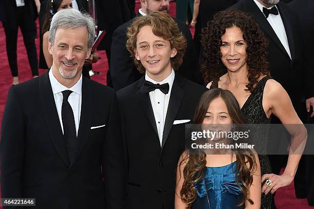 Editor William Goldenberg and guests attend the 87th Annual Academy Awards at Hollywood & Highland Center on February 22, 2015 in Hollywood,...