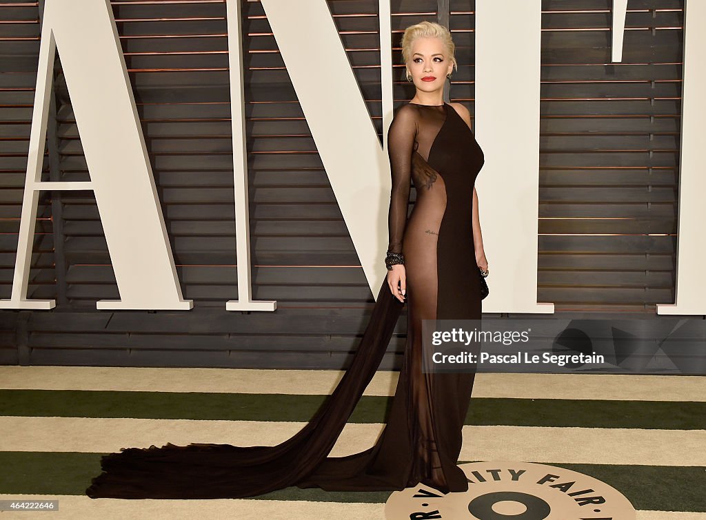 2015 Vanity Fair Oscar Party Hosted By Graydon Carter - Arrivals