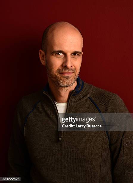 Actor Edoardo Ponti poses for a portrait during the 2014 Sundance Film Festival at the WireImage Portrait Studio at the Village At The Lift Presented...