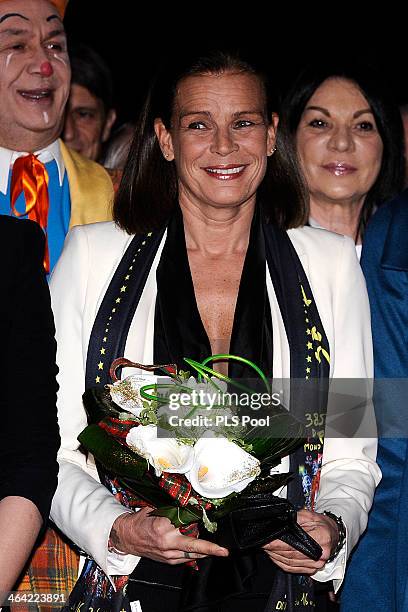 Princess Stephanie of Monaco attends the 38th International Circus Festival on January 21, 2014 in Monte-Carlo, Monaco.