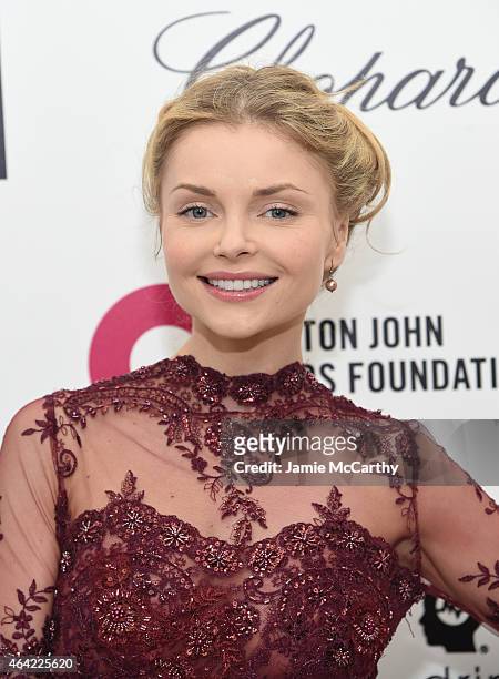 Actress Izabella Miko attends the 23rd Annual Elton John AIDS Foundation Academy Awards Viewing Party on February 22, 2015 in Los Angeles, California.