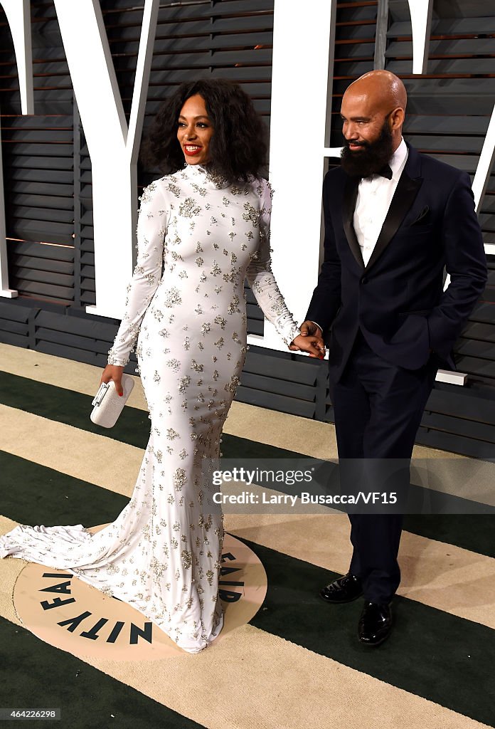 2015 Vanity Fair Oscar Party Hosted By Graydon Carter - Roaming Arrivals