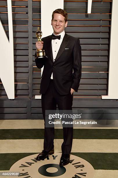 Writer Graham Moore attends the 2015 Vanity Fair Oscar Party hosted by Graydon Carter at Wallis Annenberg Center for the Performing Arts on February...